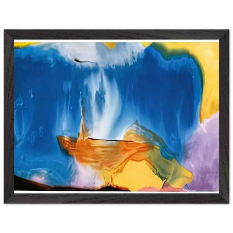 Moveable Blue, 1973- by Helen Frankenthaler — Framed art print at Zephyeer