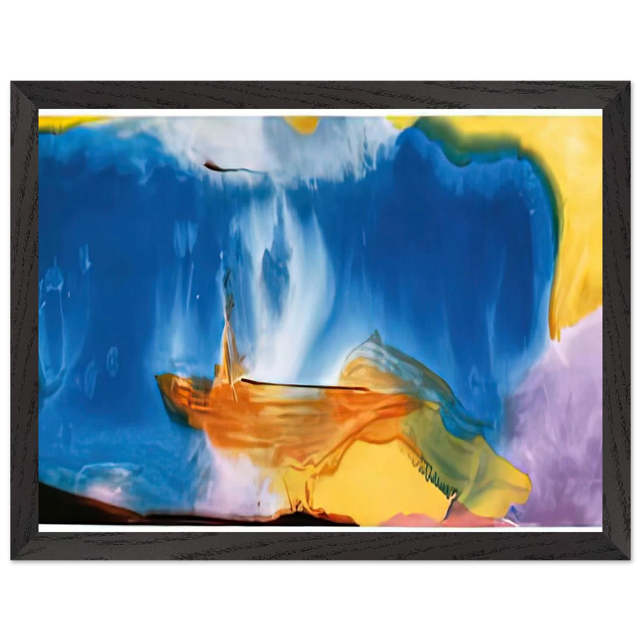 Moveable Blue, 1973- by Helen Frankenthaler — Framed art print at Zephyeer