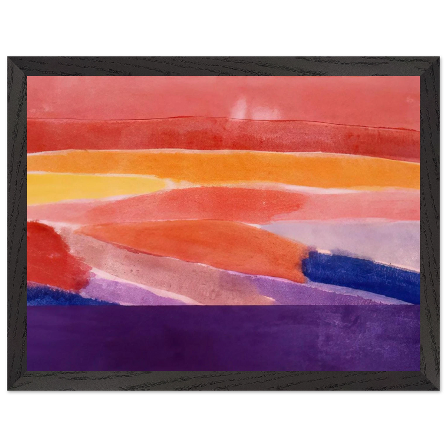 Surface Of Coral - 1981 by Ronnie Landfield — Framed art print at Zephyeer