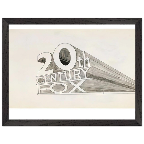 TRADEMARK STUDY 5 1962 by Edward Ruscha — Framed art print at Zephyeer
