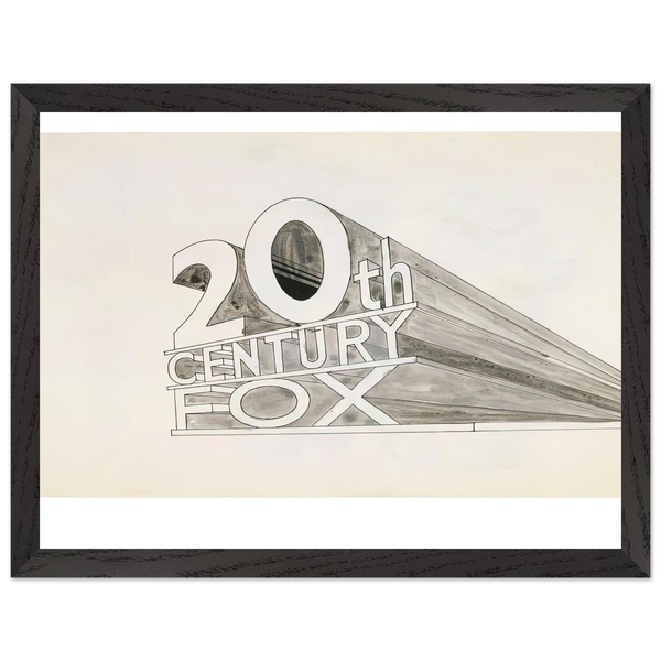 TRADEMARK STUDY 5 1962 by Edward Ruscha — Framed art print at Zephyeer