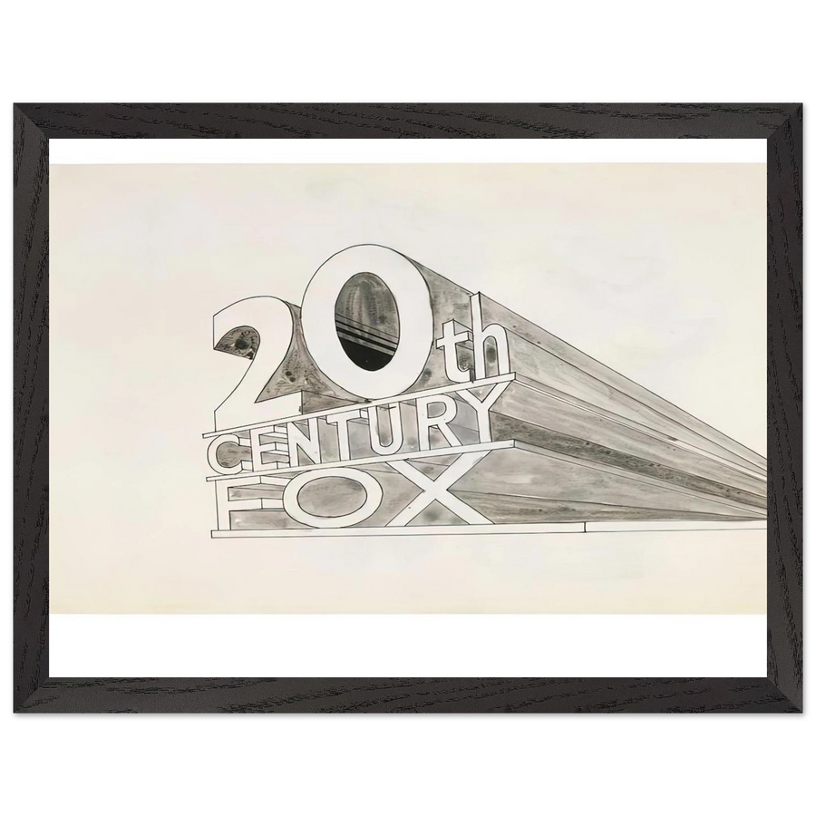 TRADEMARK STUDY 5 1962 by Edward Ruscha — Framed art print at Zephyeer