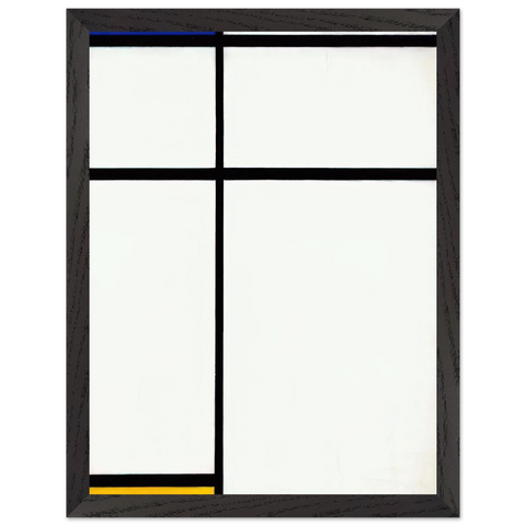 Composition III with Blue, Yellow and White by Piet Mondrian — Framed art print at Zephyeer