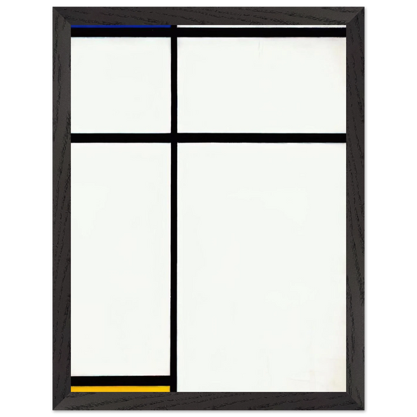Composition III with Blue, Yellow and White by Piet Mondrian — Framed art print at Zephyeer