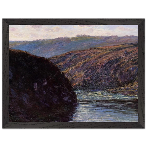 Valley of the Creuse, Afternoon Sunlight by Claude Monet — Framed art print at Zephyeer