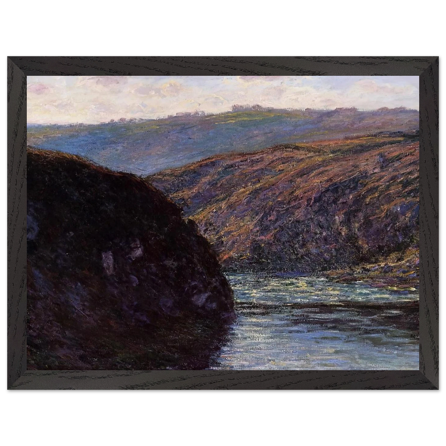 Valley of the Creuse, Afternoon Sunlight by Claude Monet — Framed art print at Zephyeer