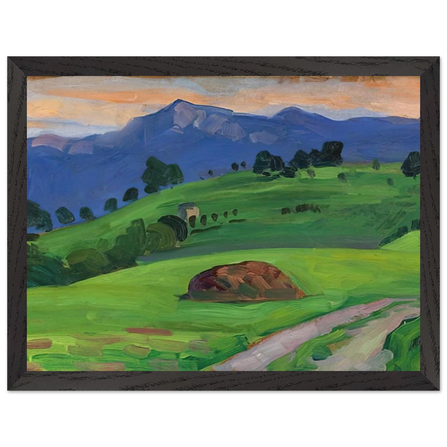BERGWIESE 1910 by Gabriele Munter — Framed art print at Zephyeer