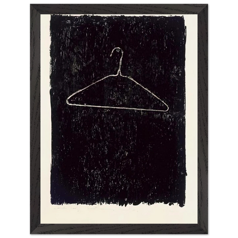 COAT HANGER II by Jasper Johns — Framed art print at Zephyeer