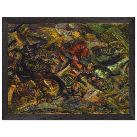 JOLTS OF A CAB 1911 by Carlo Carra — Framed art print at Zephyeer