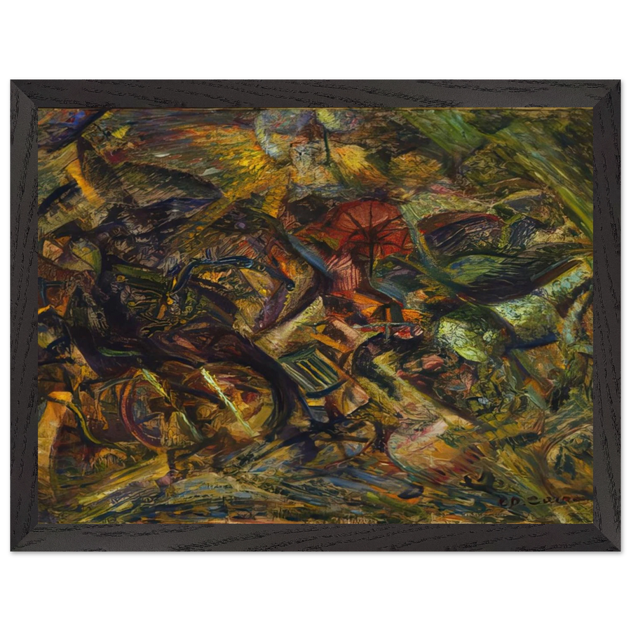 JOLTS OF A CAB 1911 by Carlo Carra — Framed art print at Zephyeer