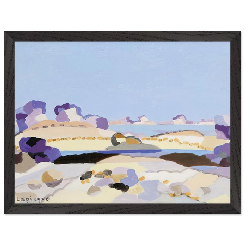Lagune bretonne - 1959 by Charles Lapicque — Framed art print at Zephyeer