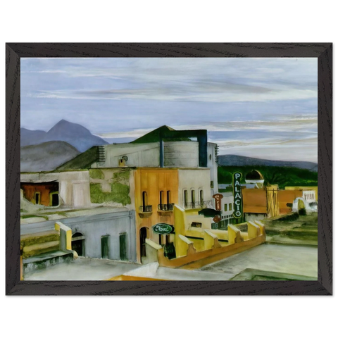 El Palacio by Edward Hopper — Framed art print at Zephyeer