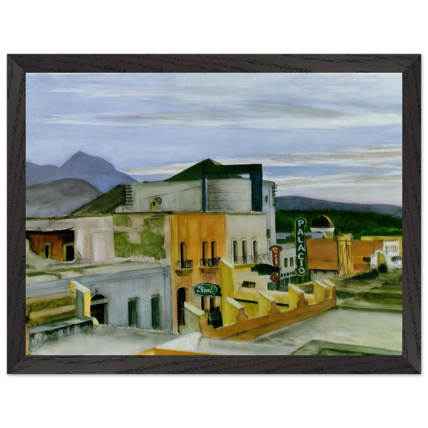 El Palacio by Edward Hopper — Framed art print at Zephyeer