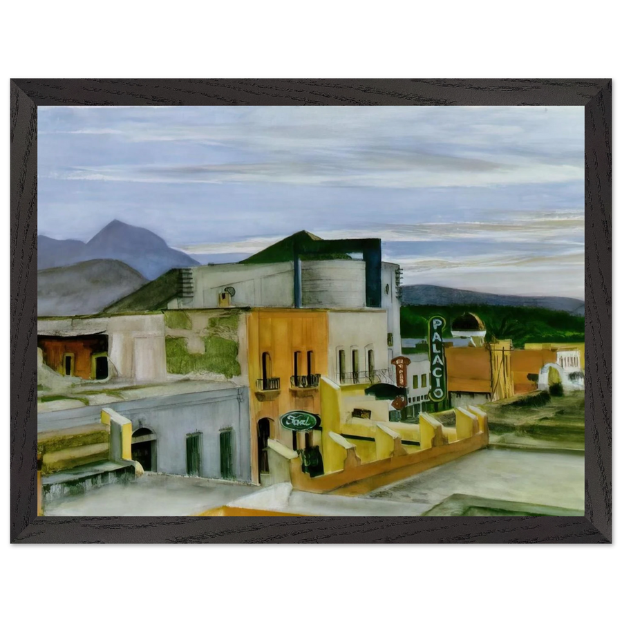 El Palacio by Edward Hopper — Framed art print at Zephyeer