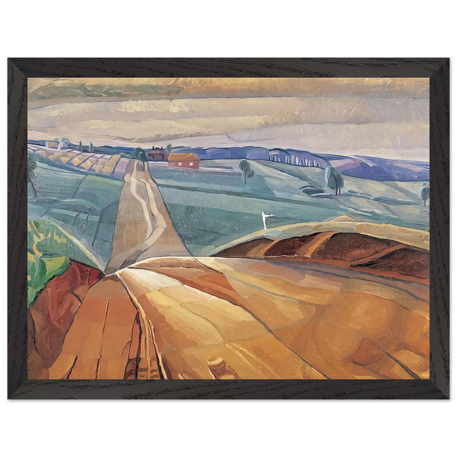 Landscape at Pentecost - 1929 by Grace Cossington Smith — Framed art print at Zephyeer