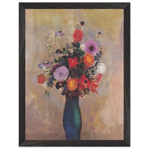 WILDFLOWERS by Odilon Redon — Framed art print at Zephyeer
