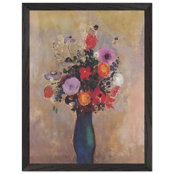 WILDFLOWERS by Odilon Redon — Framed art print at Zephyeer