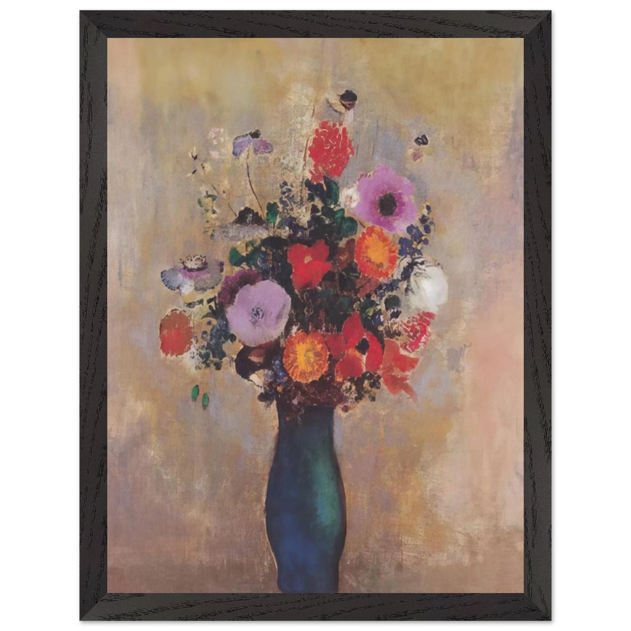 WILDFLOWERS by Odilon Redon — Framed art print at Zephyeer