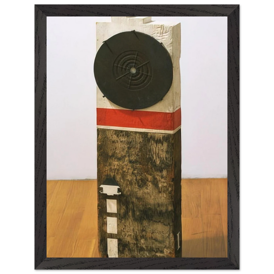 French Atomic Bomb by Robert Indiana — Framed art print at Zephyeer