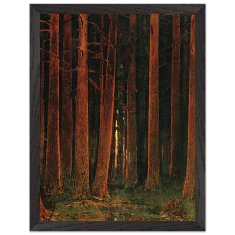 Sunset in the forest by Arkhyp Kuindzhi — Framed art print at Zephyeer
