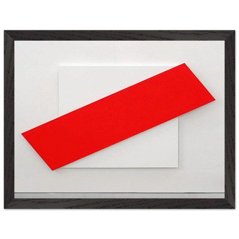Red Diagonal by Ellsworth Kelly — Framed art print at Zephyeer
