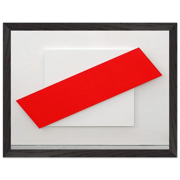Red Diagonal by Ellsworth Kelly — Framed art print at Zephyeer