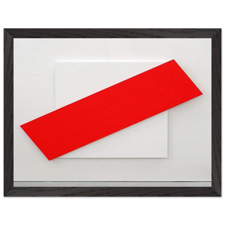 Red Diagonal by Ellsworth Kelly — Framed art print at Zephyeer