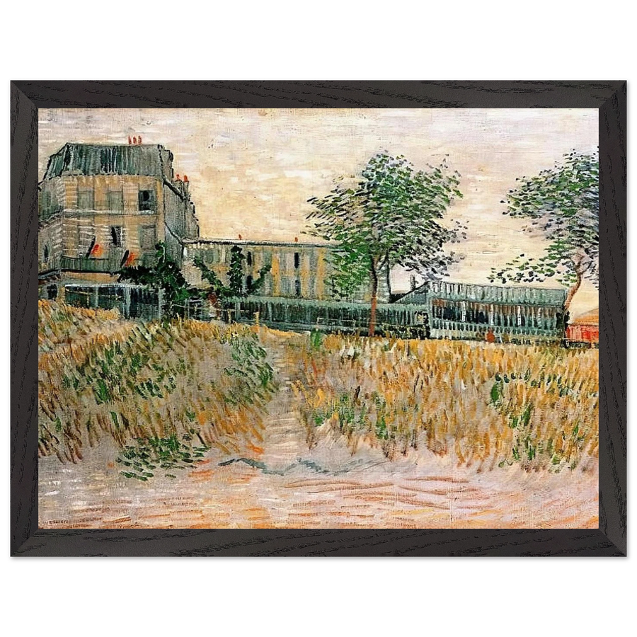 The Restaurant de la Sirene at Asnieres by Vincent van Gogh — Framed art print at Zephyeer