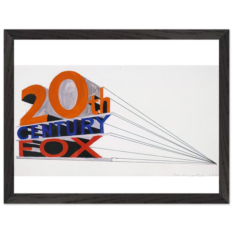 TRADEMARK 4 1962 by Edward Ruscha — Framed art print at Zephyeer