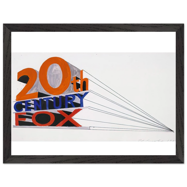 TRADEMARK 4 1962 by Edward Ruscha — Framed art print at Zephyeer