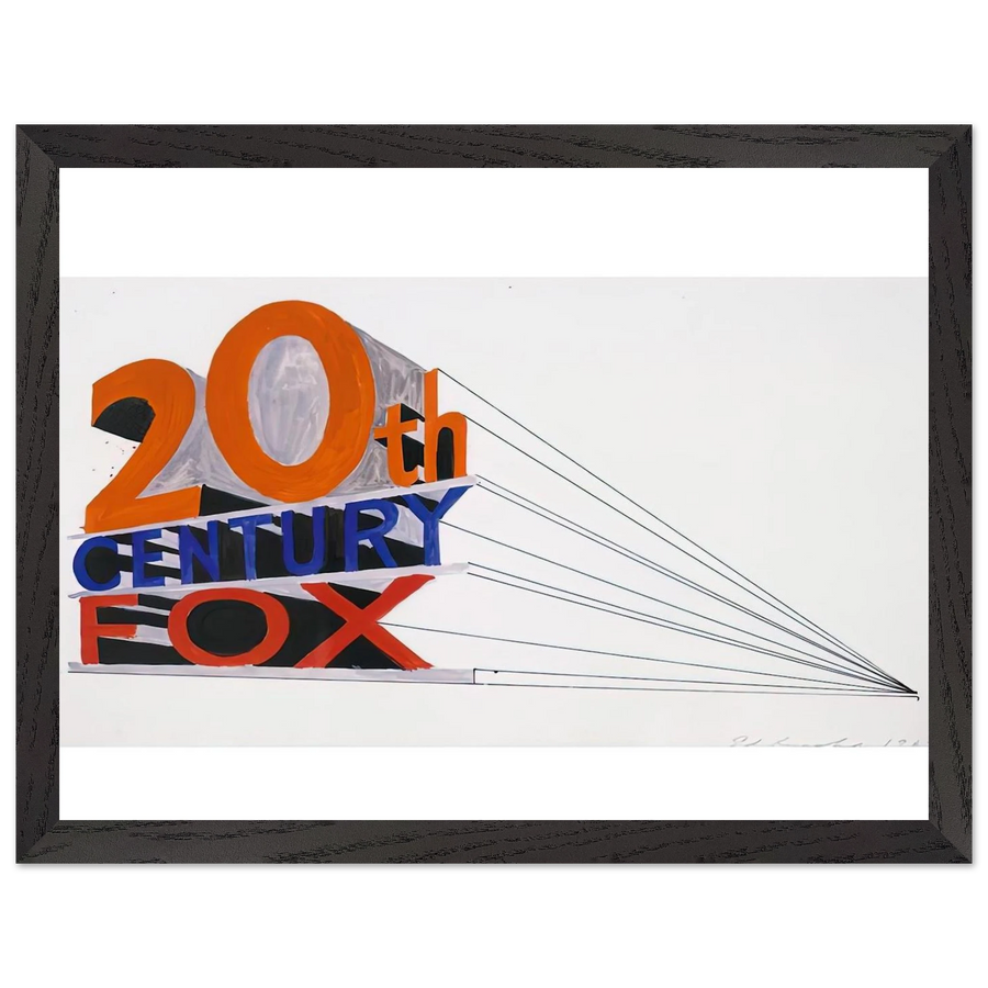 TRADEMARK 4 1962 by Edward Ruscha — Framed art print at Zephyeer