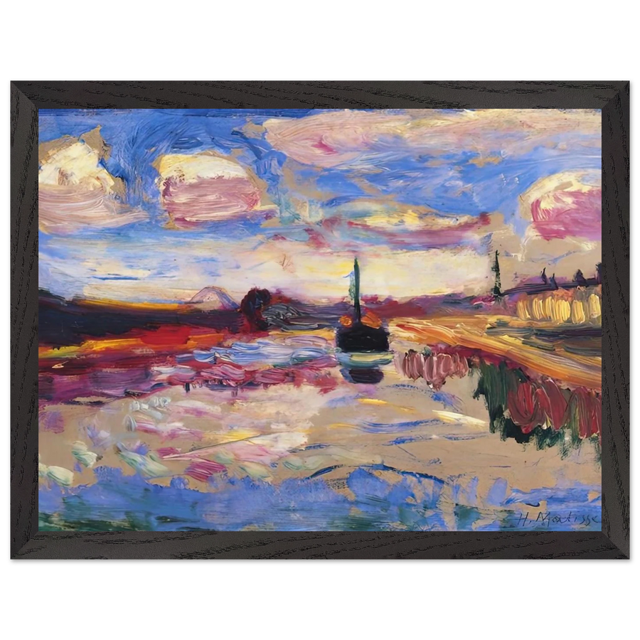 CANAL DU MIDI 1899 by Henri Matisse — Framed art print at Zephyeer