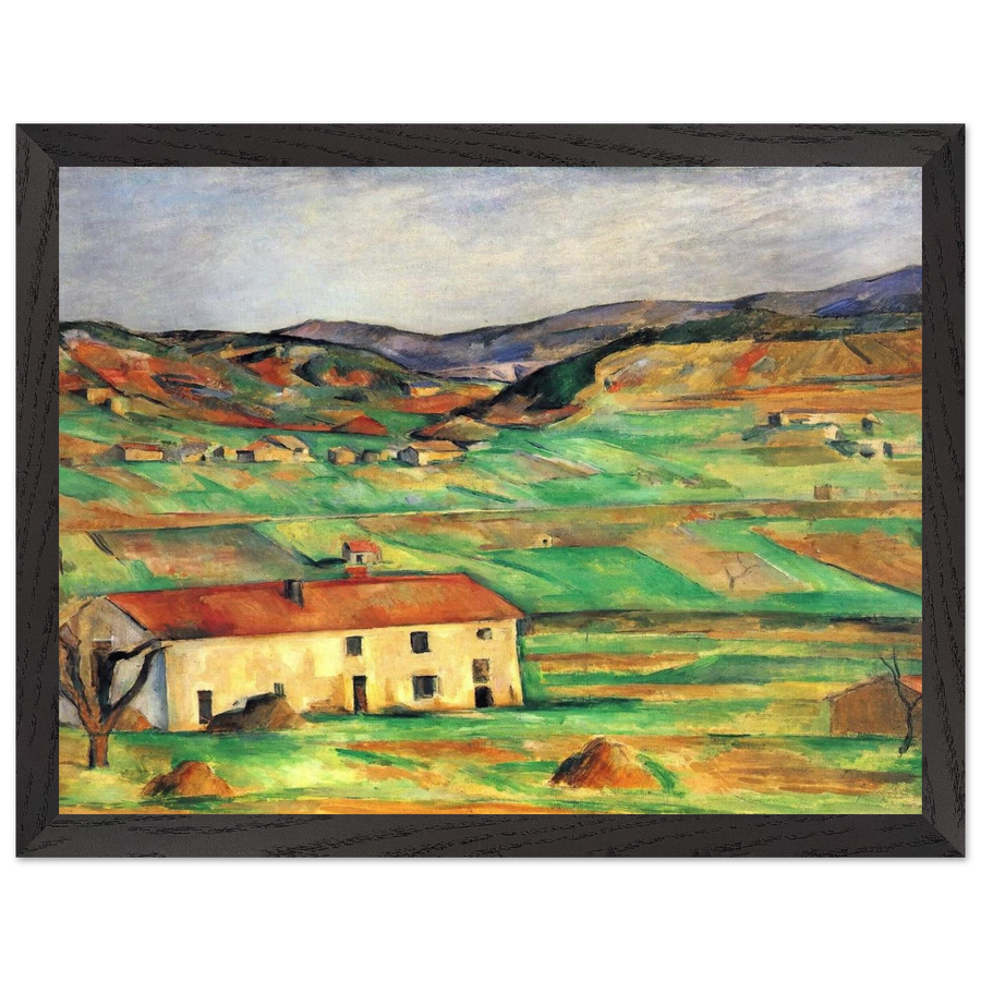 Gardanne by Paul Cézanne — Framed art print at Zephyeer