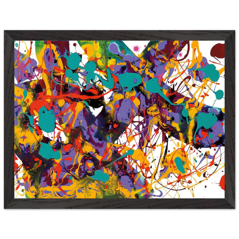 Untitled  SFP94-35  SFF 1711 by Sam Francis — Framed art print at Zephyeer