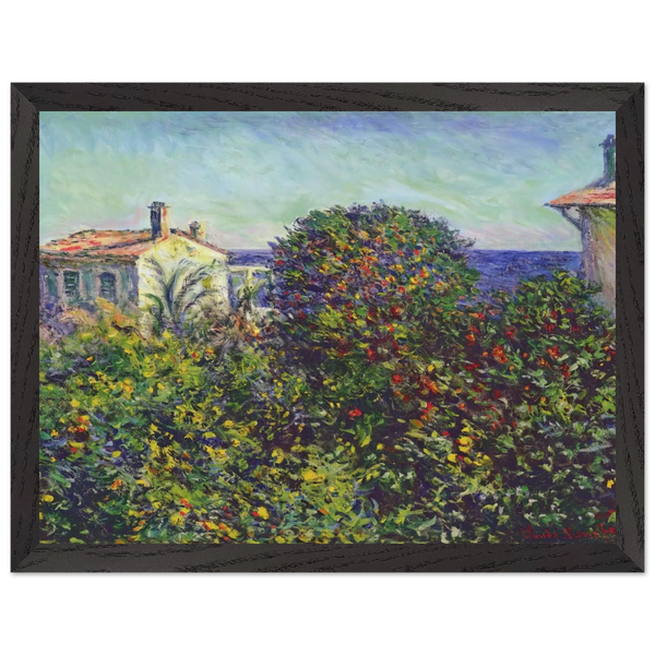 Bordighera, the House of Gardener by Claude Monet — Framed art print at Zephyeer