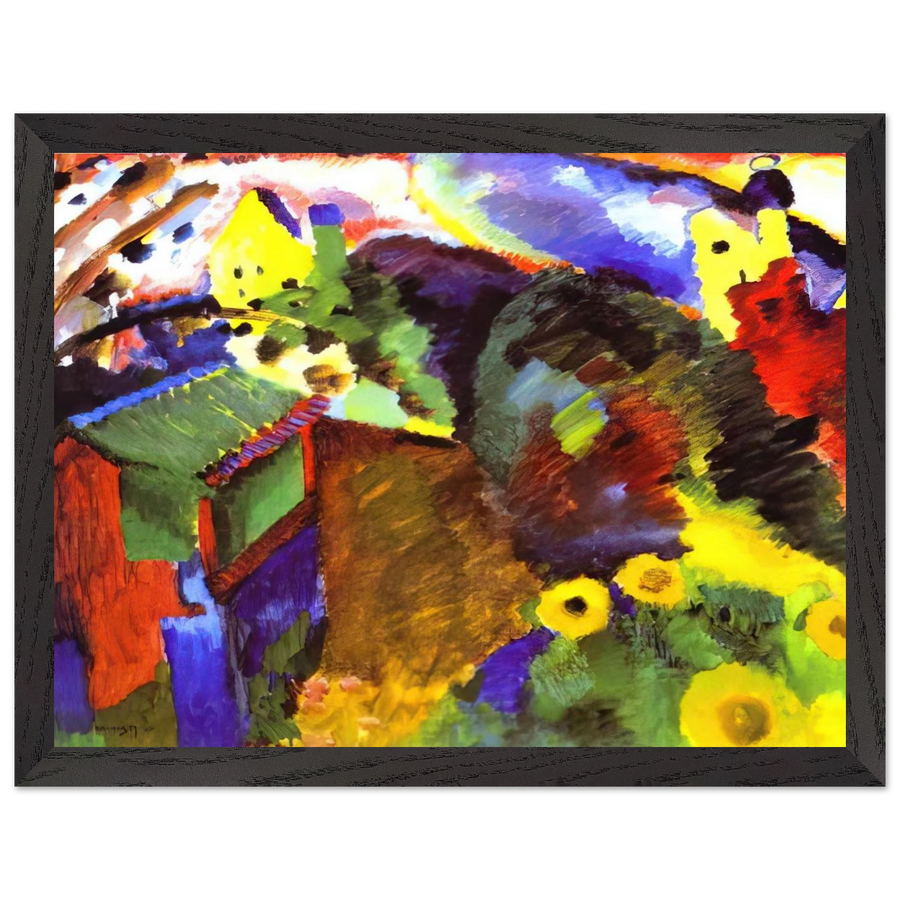 MURNAU GARDEN 1910 by Wassily Kandinsky — Framed art print at Zephyeer