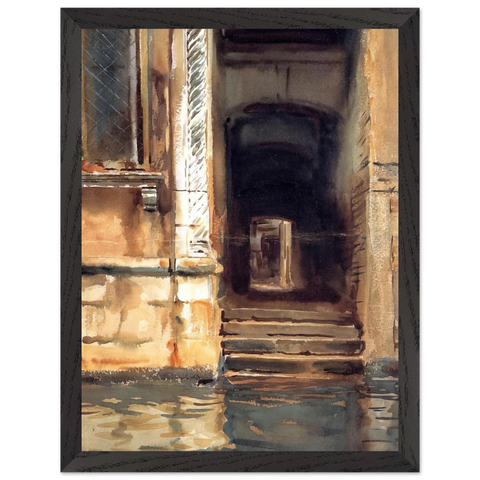 Venetian Doorway by John Singer Sargent — Framed art print at Zephyeer