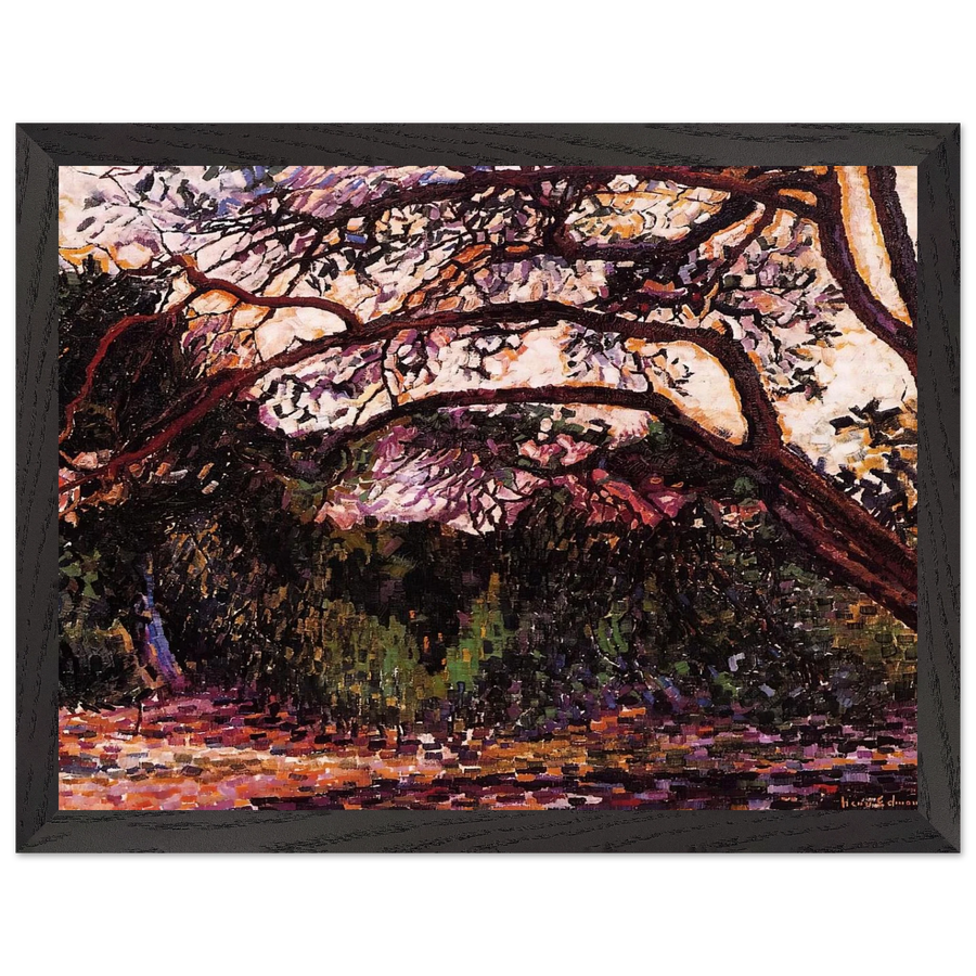 Wooded Landscape by Henri-Edmond Cross — Framed art print at Zephyeer