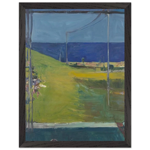 Ocean from a Window by Richard Diebenkorn — Framed art print at Zephyeer