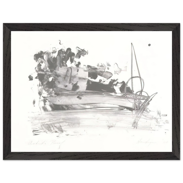The Hero Leaves His Ship by Grace Hartigan — Framed art print at Zephyeer