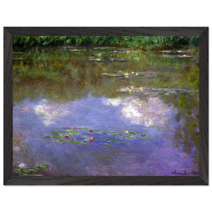 Water Lilies, The Clouds by Claude Monet — Framed art print at Zephyeer