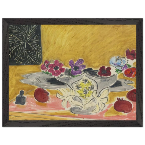 ANEMONES ET GRENADES 1946 by Henri Matisse — Framed art print at Zephyeer