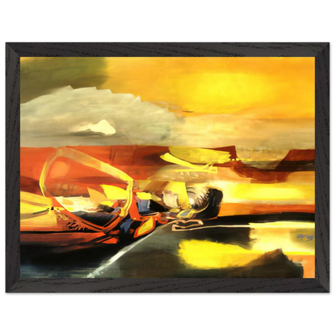 AGUA C LIDA 1962 by Alejandro Obregon — Framed art print at Zephyeer