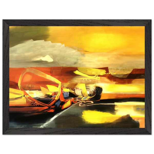 AGUA C LIDA 1962 by Alejandro Obregon — Framed art print at Zephyeer
