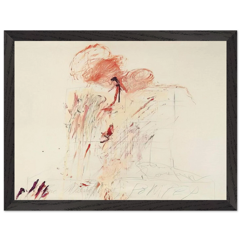 Death of Pompey  Rome by Cy Twombly — Framed art print at Zephyeer