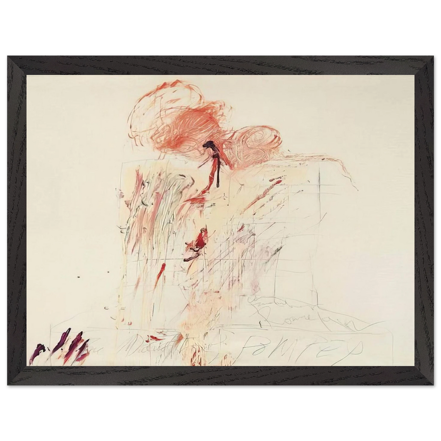 Death of Pompey  Rome by Cy Twombly — Framed art print at Zephyeer