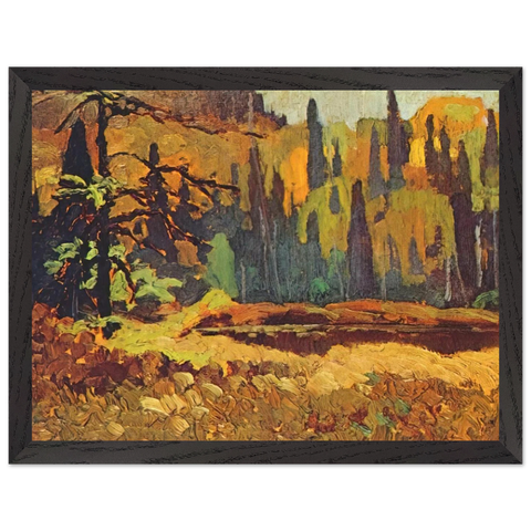 Moose Pond - 1918 by Frank Johnston — Framed art print at Zephyeer