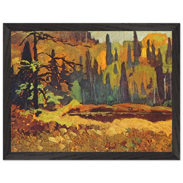 Moose Pond - 1918 by Frank Johnston — Framed art print at Zephyeer