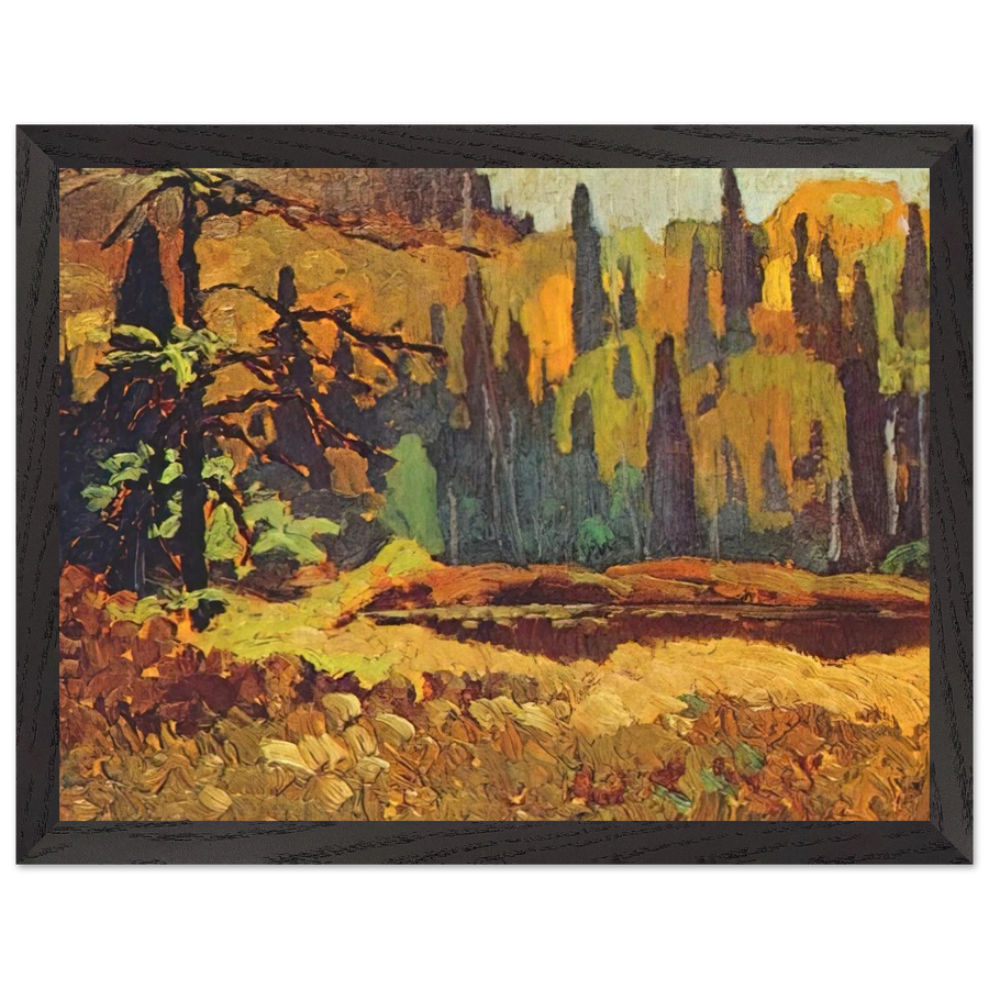 Moose Pond - 1918 by Frank Johnston — Framed art print at Zephyeer