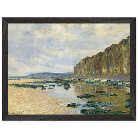 Low Tide at Varengeville by Claude Monet — Framed art print at Zephyeer
